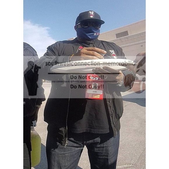 NWA Signed Drumhead Worlds Most Dangerous Group Beckett Ice Cube Yella Autograph - Picture 2 of 10